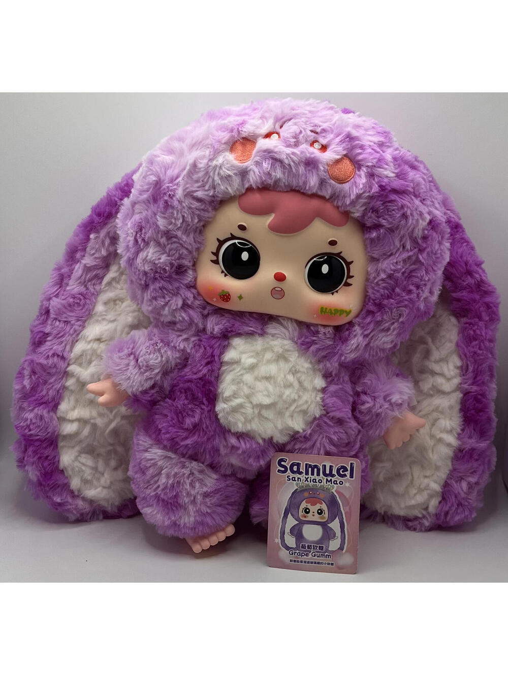 Samuel 400% Purple Bunny